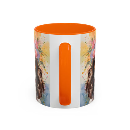 Springer Spaniel 03 Accent Coffee Mug - Dog Lover Gift