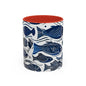Fish 11 Accent Coffee Mug (11oz)