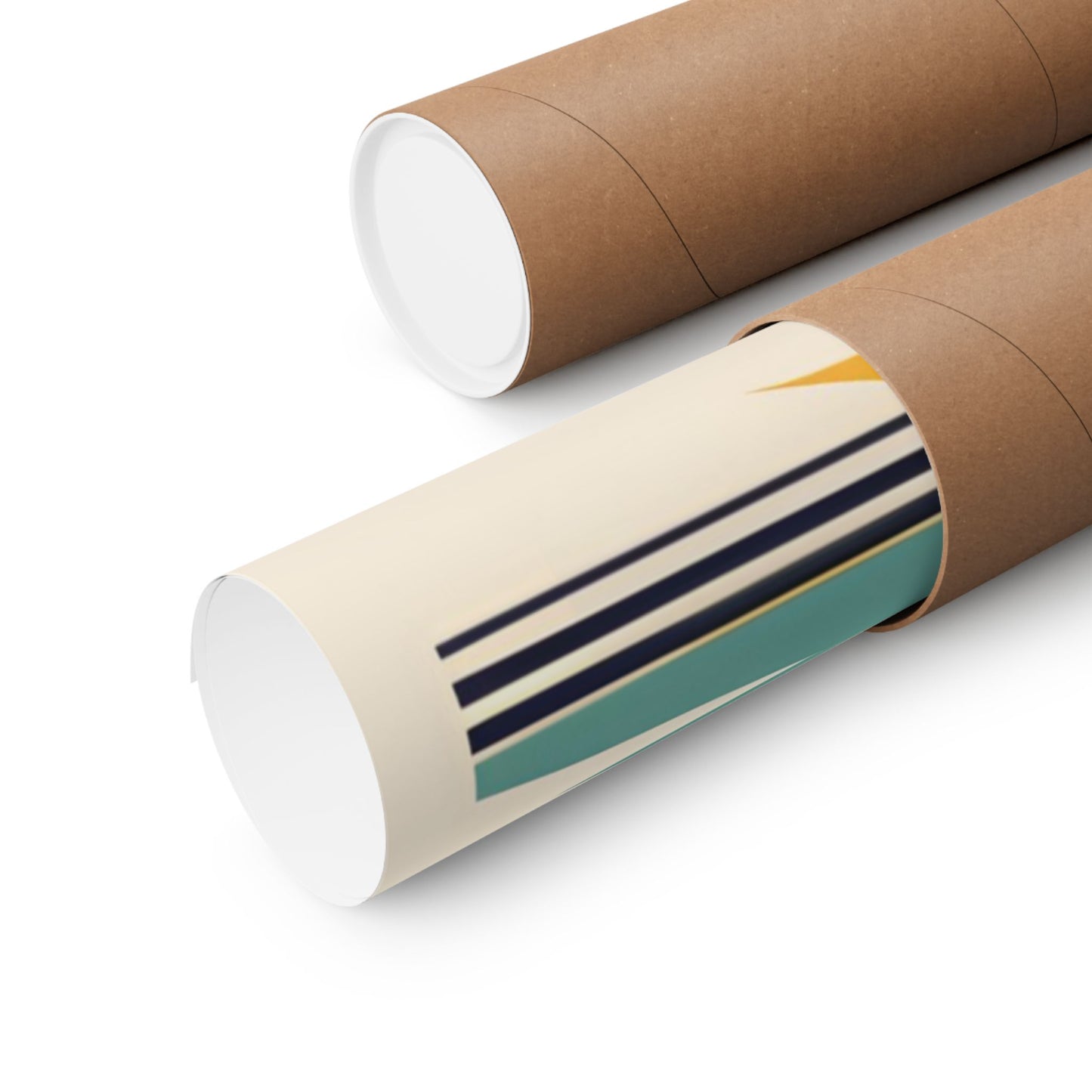 Retro Alpine 2 Matte Horizontal Posters