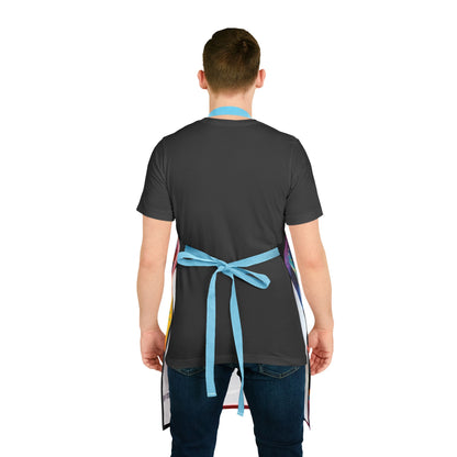 Multicolored Hot Dog Weiner Adult Apron (AOP)