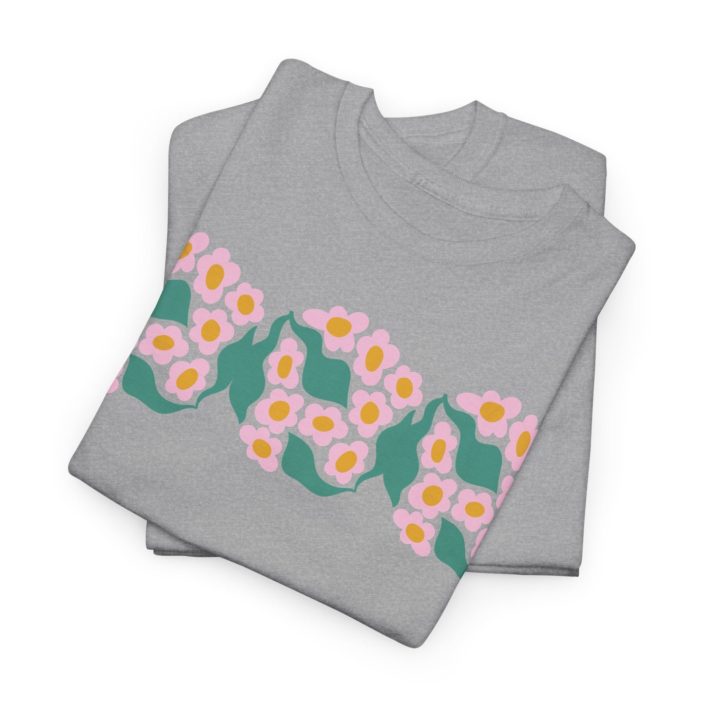 More Abstract Flowers 16 Unisex Heavy Cotton Tee