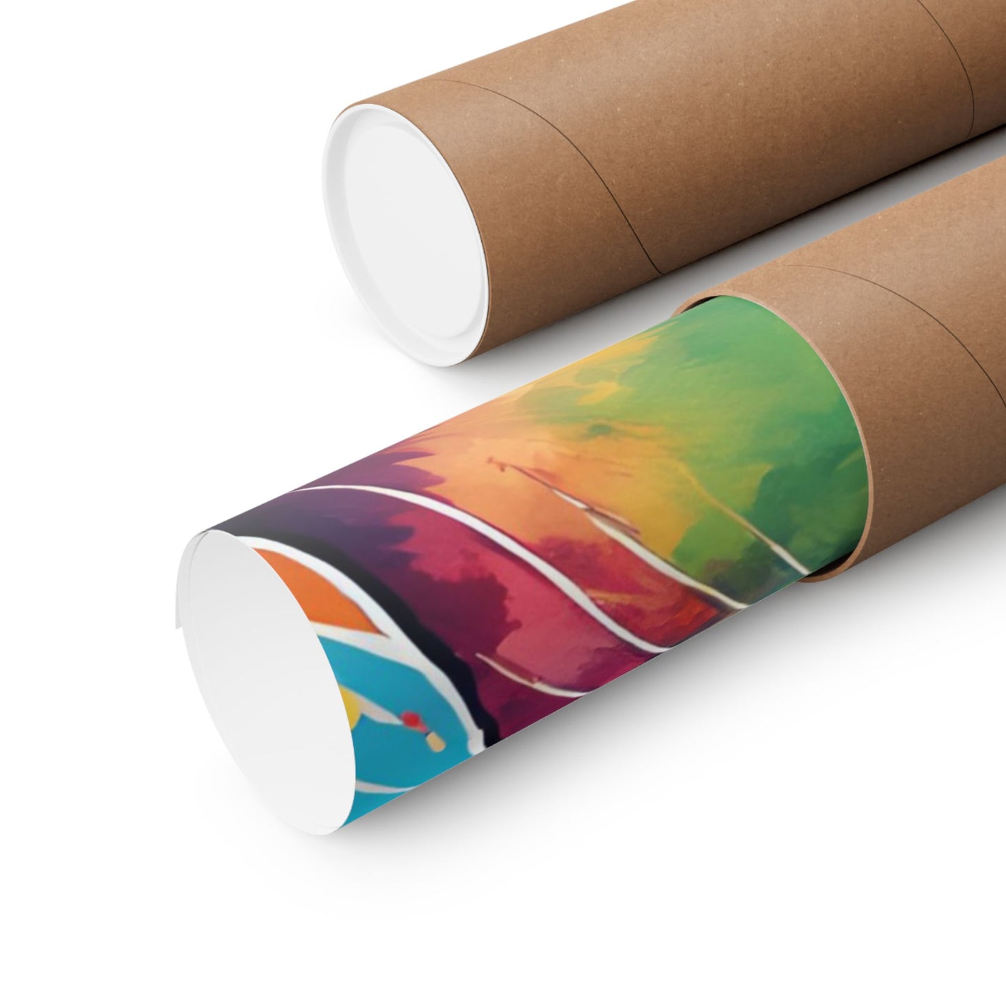 Multicolored Pussycat 4 Matte Vertical Poster