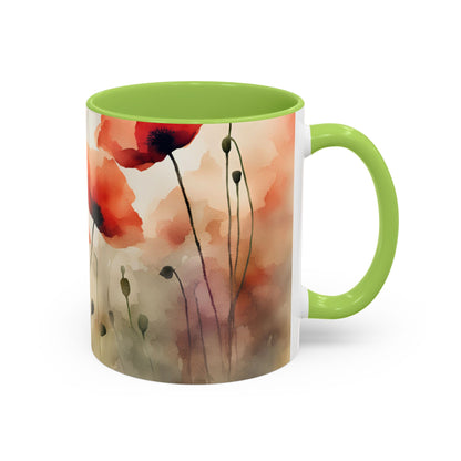 Poppy 3 Accent Mug 11oz