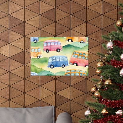 Nursery Transport 1 Matte Horizontal Posters