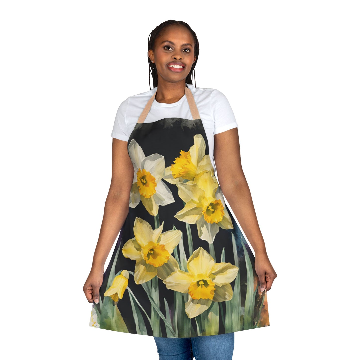 Daffodils 02 Apron 5-Color Straps