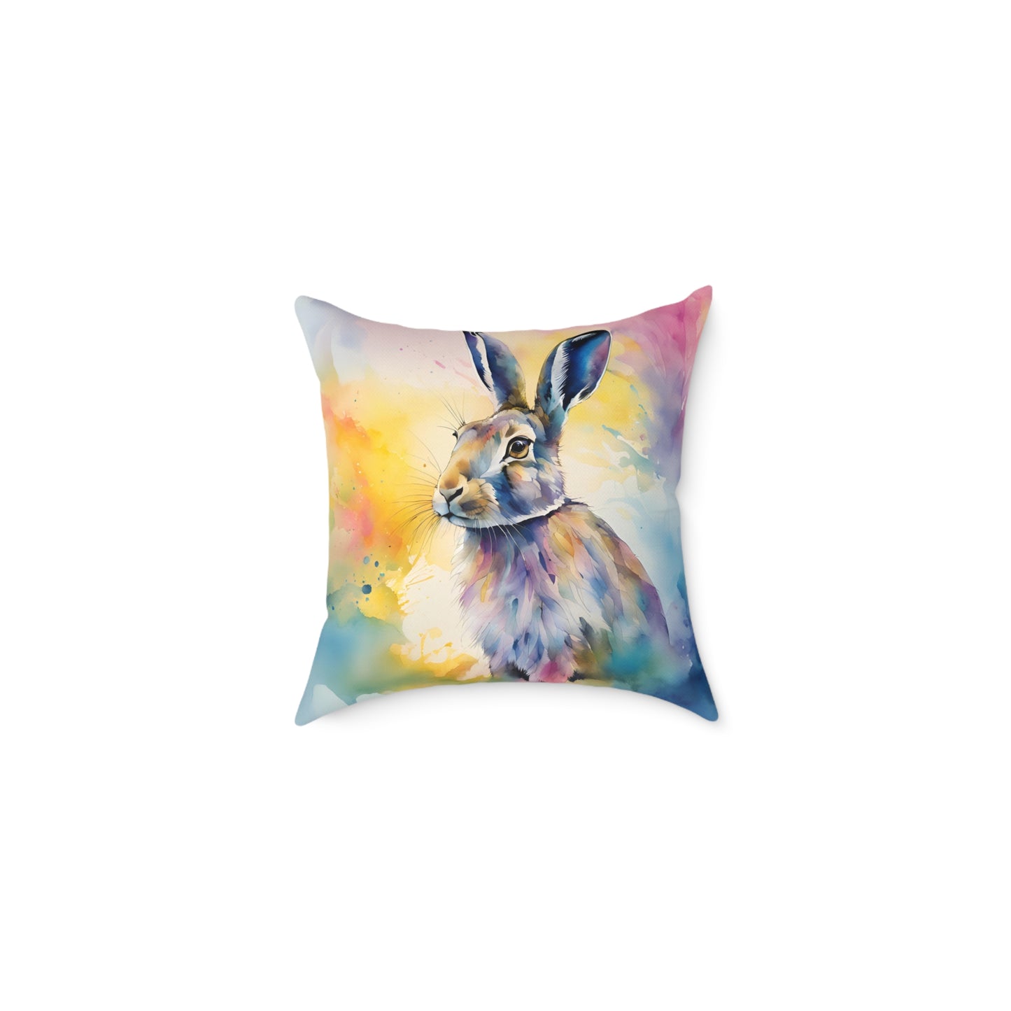 Hare 03 Poly Pillow - Natures Beauty Design