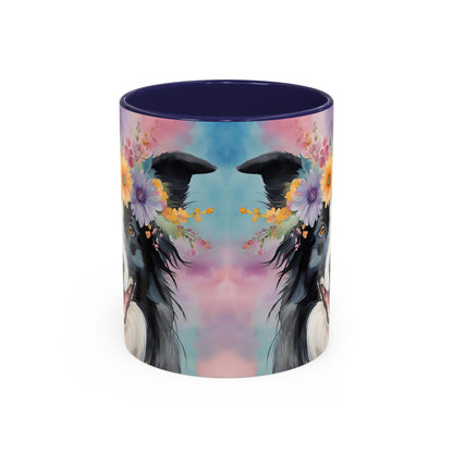 Border Collie 03 Accent Coffee Mug - Dog Lover Gift