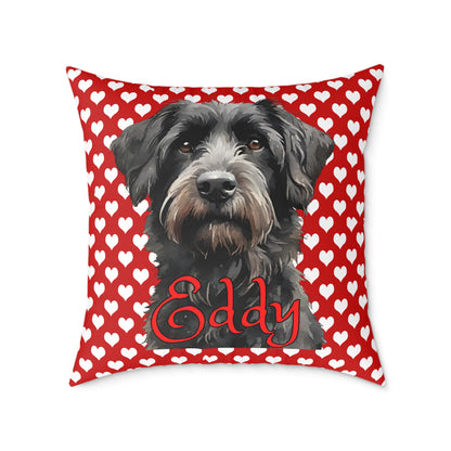 Personalized Valentine Pet Eddy Poly Cushion/Pillow 5 sizes