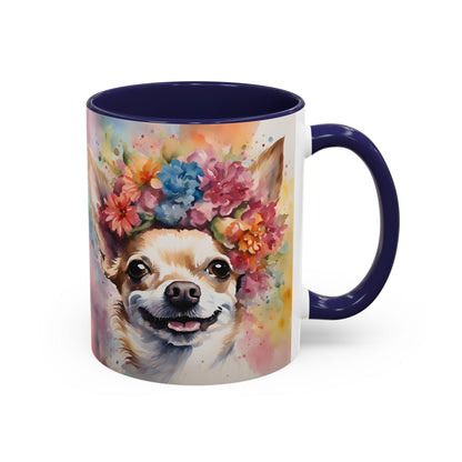 Chihuahua 04 Accent Coffee Mug - Dog Lover Gift