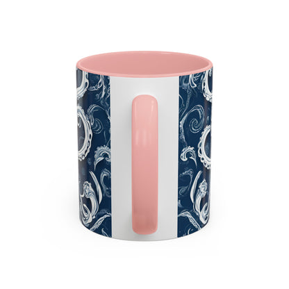 Octopus 8 Accent Coffee Mug (11oz)
