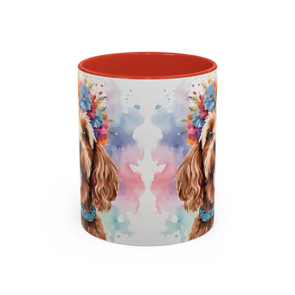 Cockapoo 02 Accent Coffee Mug - Dog Lover Gift