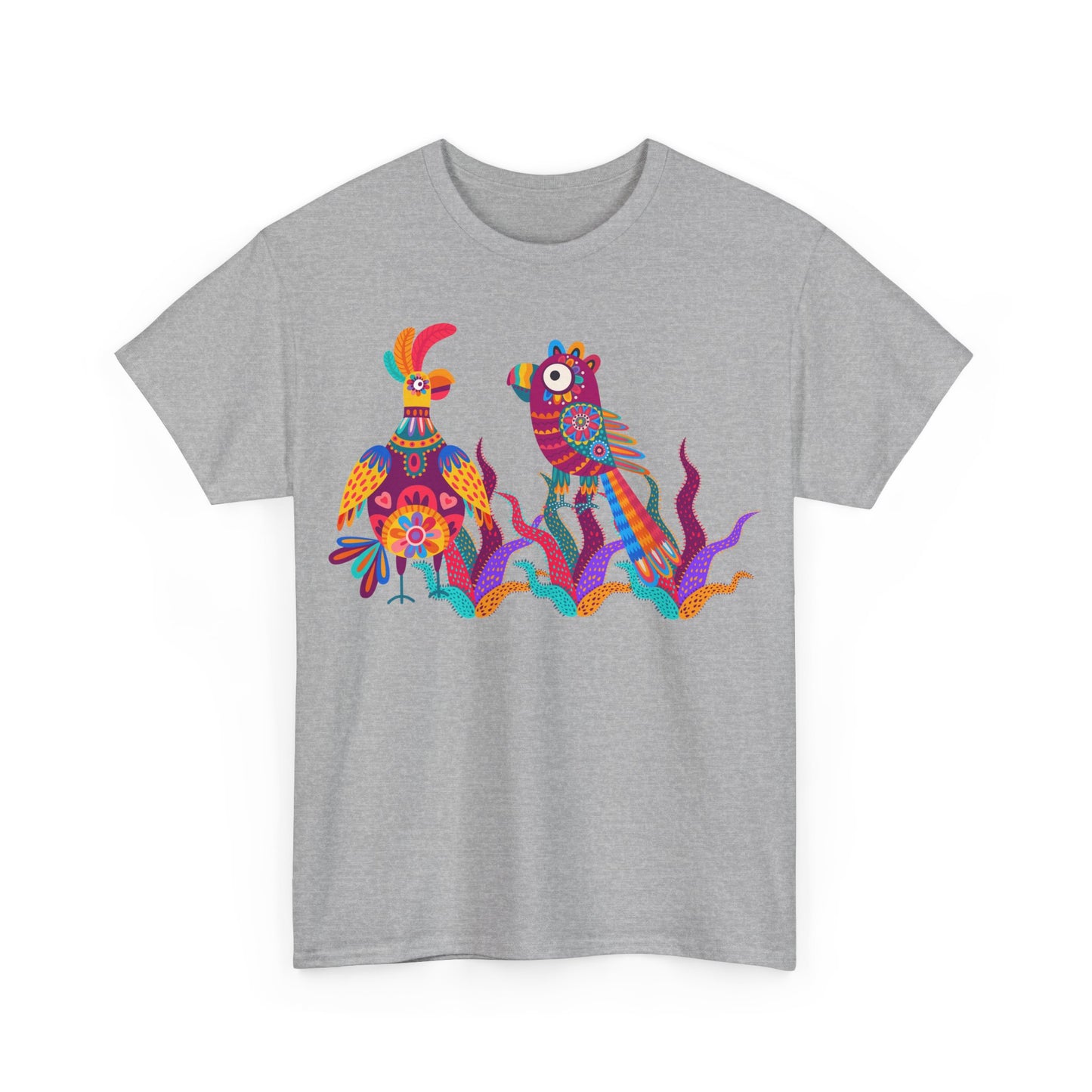 Jazzy birds 01 Unisex Heavy Cotton Tee
