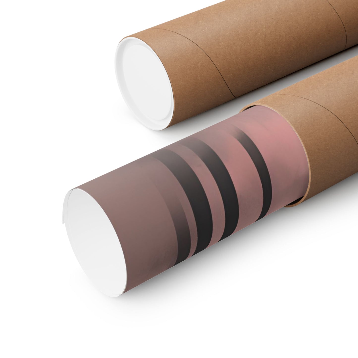 Lonely Forest Pink 7 Matte Square Posters