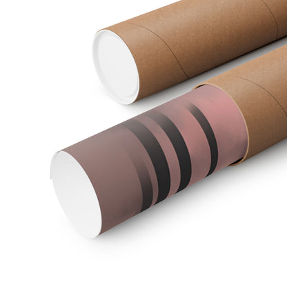Lonely Forest Pink 7 Matte Square Posters