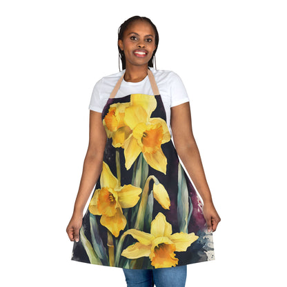 Daffodils 01 Apron 5-Color Straps