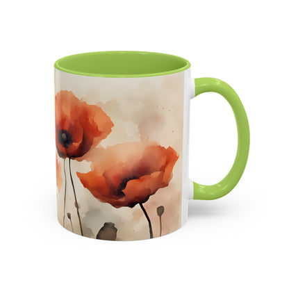 Poppy 1 Accent Mug 11oz