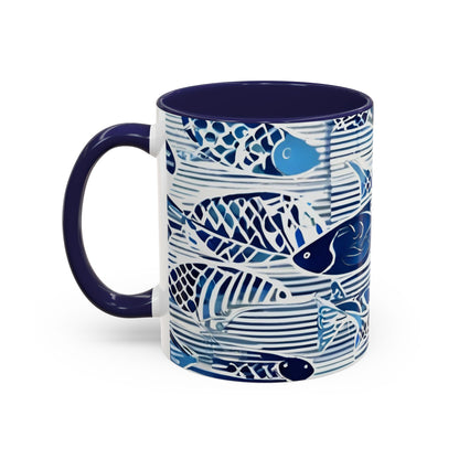 Fish 09 Accent Coffee Mug (11oz)