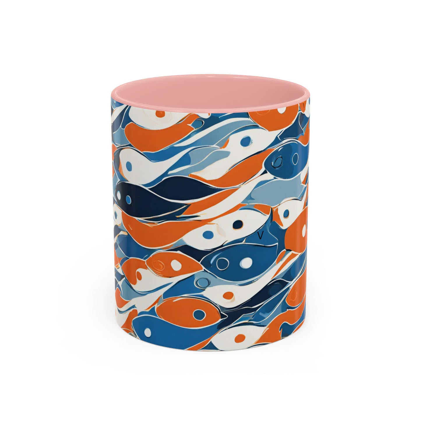 Orange Fish 05 Accent Coffee Mug (11oz)