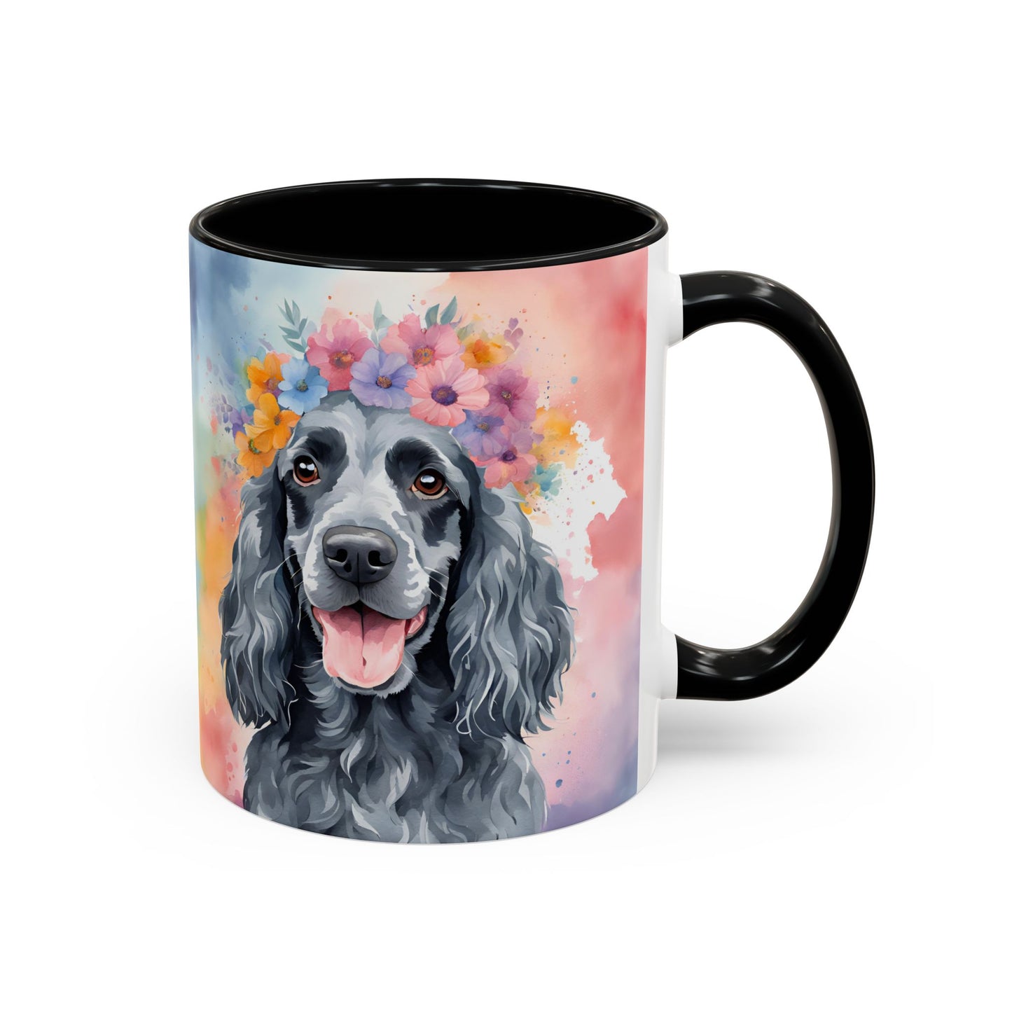 Blue Roan Cocker Spaniel 01 Accent Coffee Mug - Dog Lover Gift