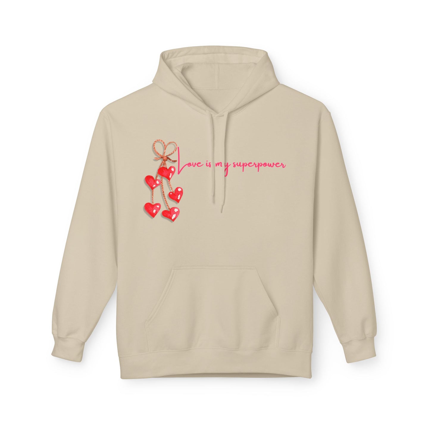 Love Is My Superpower Unisex Valentines Hoodie