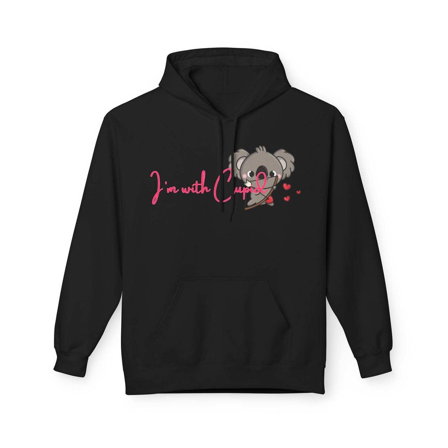 I’m With Cupid Unisex Valentines Hoodie
