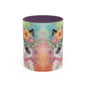Floral Rag Doll Cat 04 Accent Coffee Mug - 11oz Perfect for Cat Lovers & Gifts