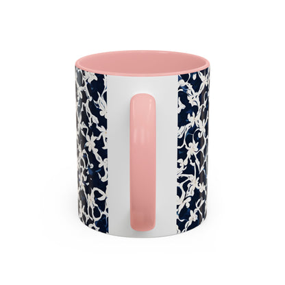 Flower 4 Accent Coffee Mug (11oz)