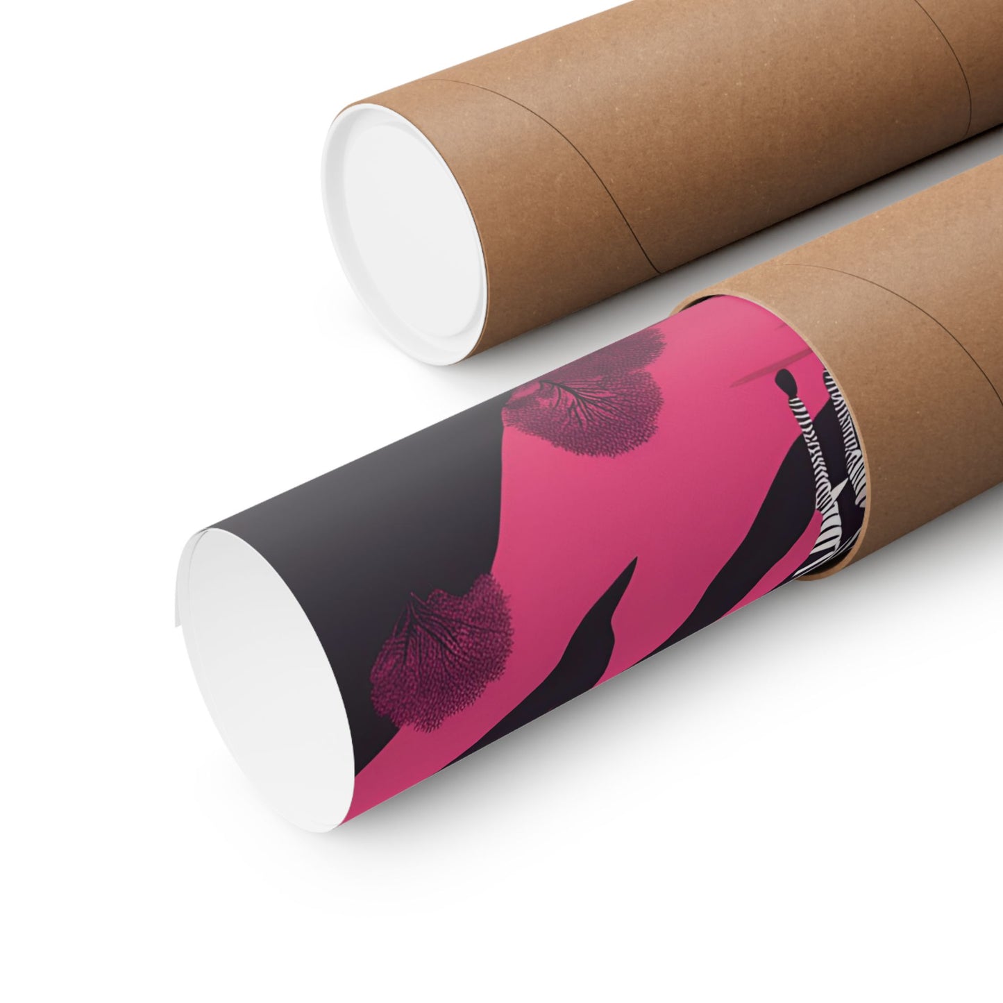 Lone Collection Zebra 2 Matte Square Posters