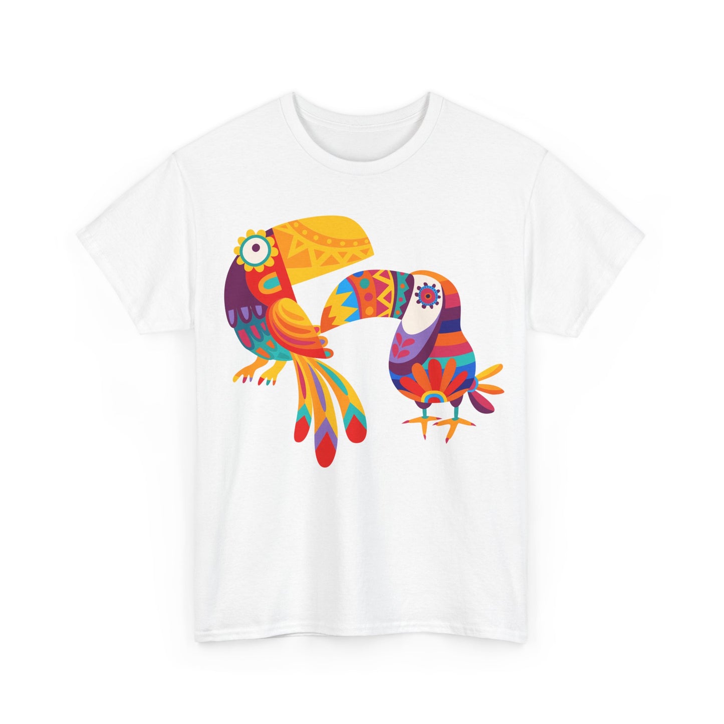 Jazzy birds 08 Unisex Heavy Cotton Tee