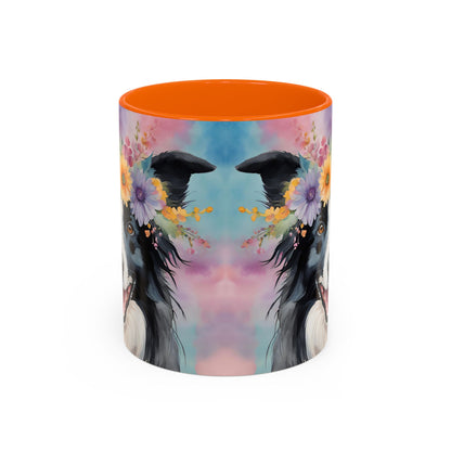 Border Collie 03 Accent Coffee Mug - Dog Lover Gift