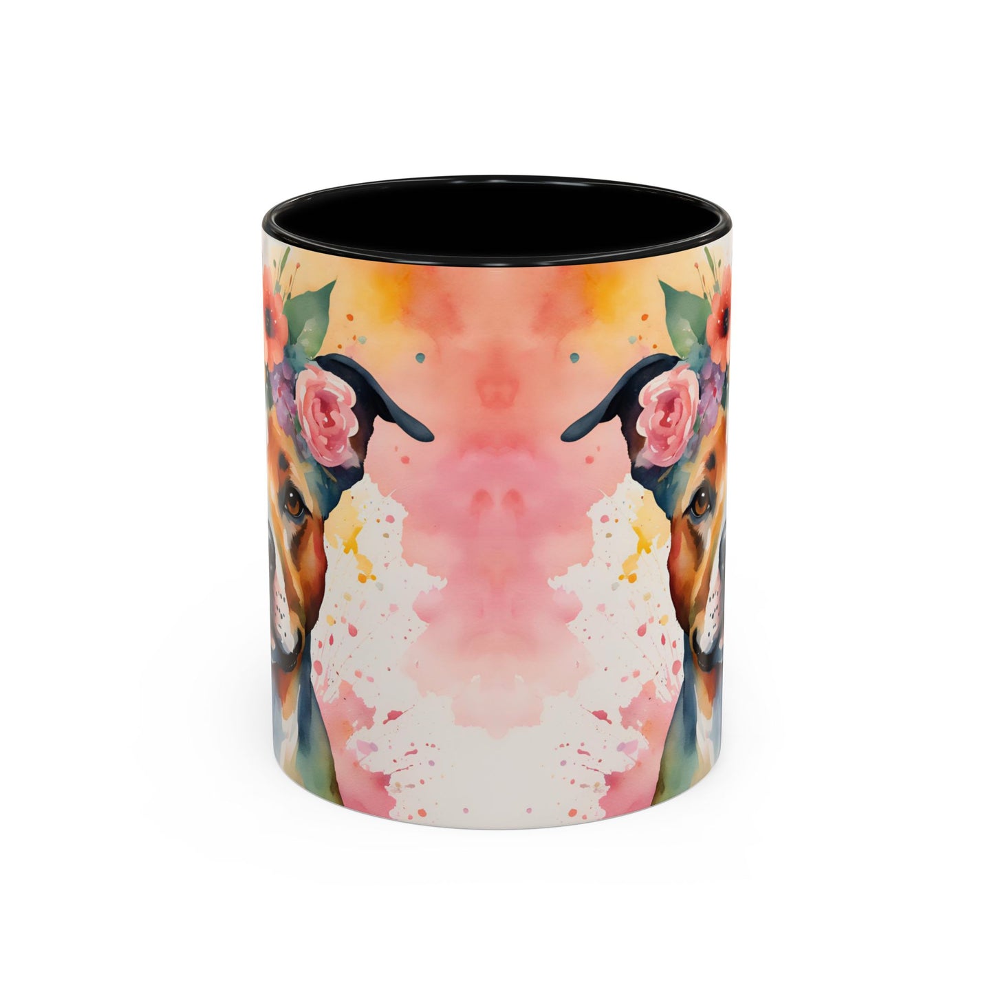 Staffordshire Bull Terrier 03 Accent Coffee Mug - Dog Lover Gift