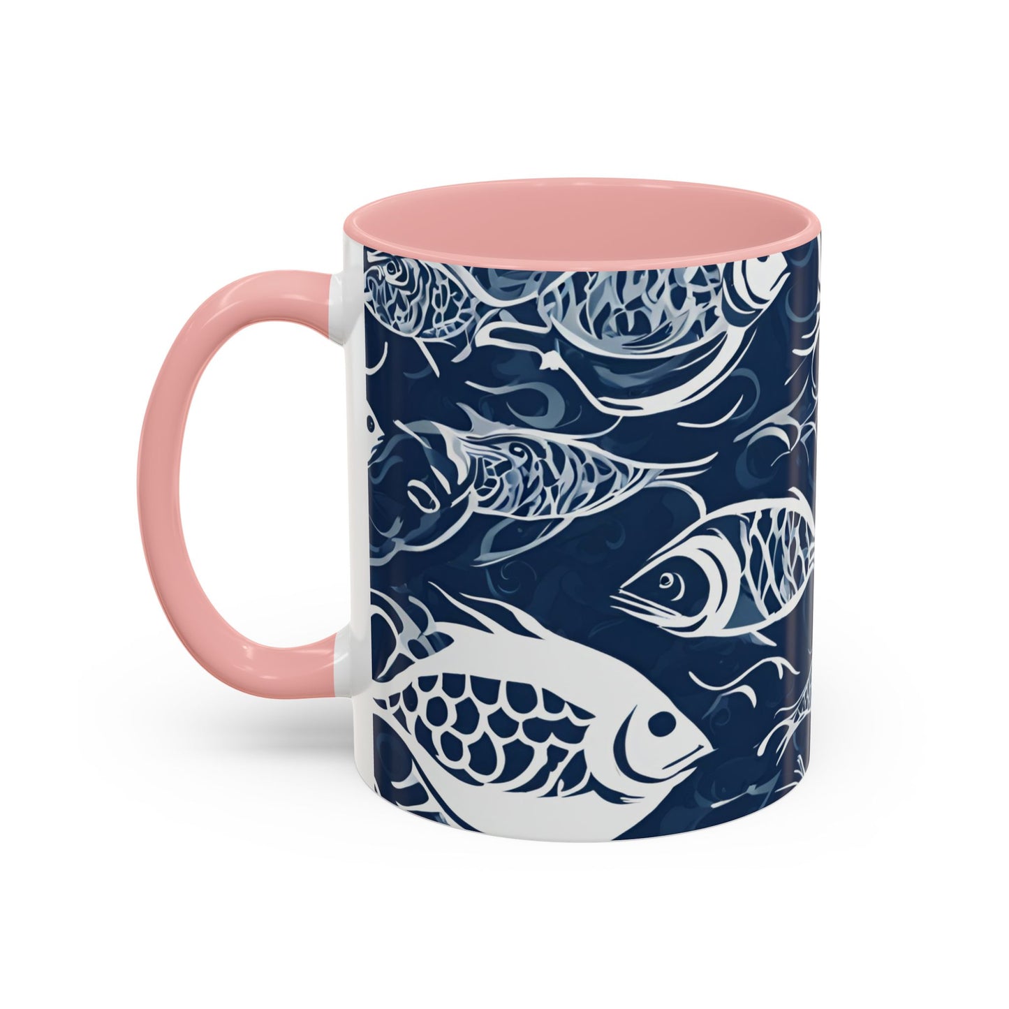 Fish 03 Accent Coffee Mug (11oz)
