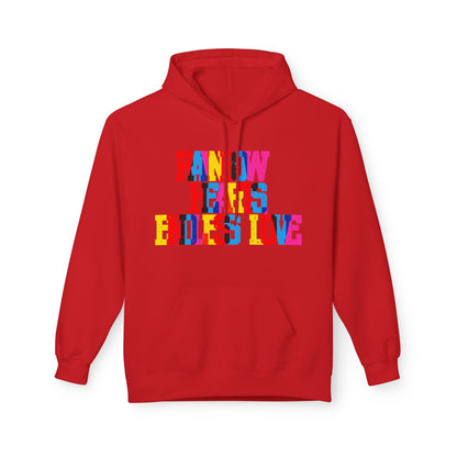 Rainbow Hearts Endless Love Unisex Valentines Hoodie