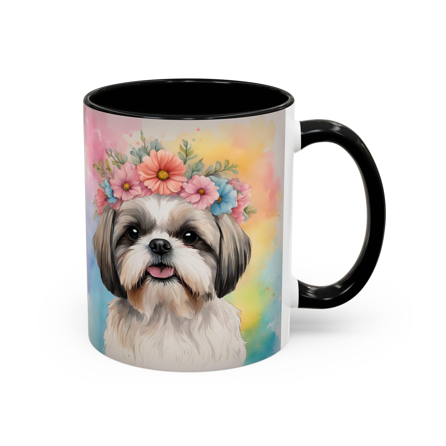 Shih Tzu 03 Accent Coffee Mug - Dog Lover Gift