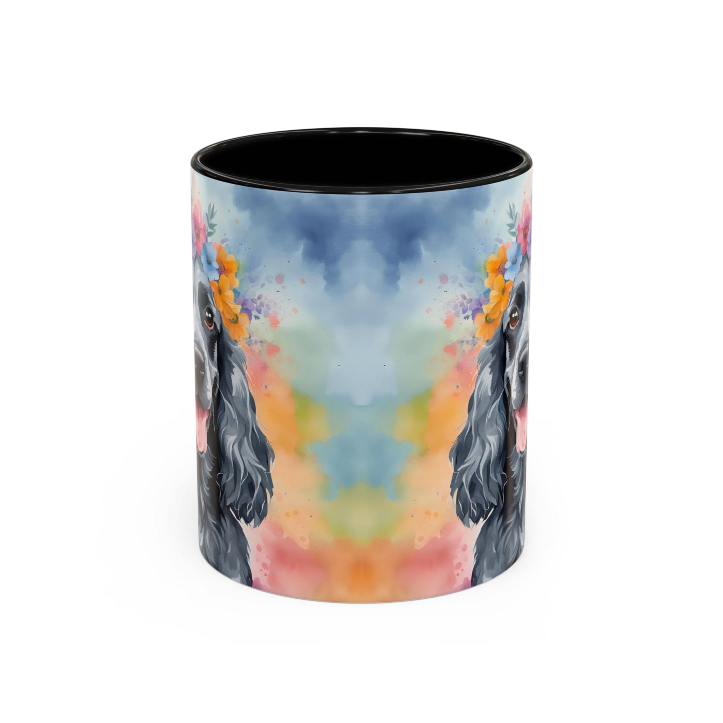 Blue Roan Cocker Spaniel 01 Accent Coffee Mug - Dog Lover Gift