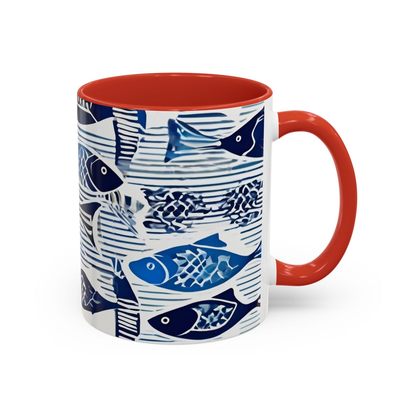 Fish 09 Accent Coffee Mug (11oz)