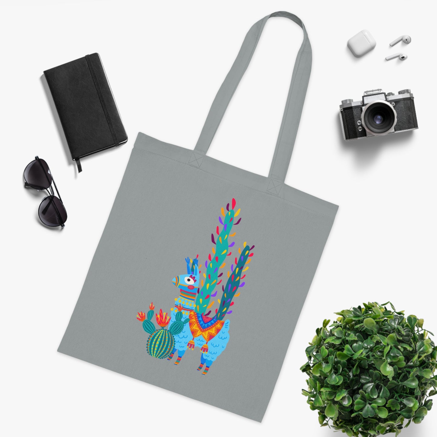 Llama 02 Cotton Tote