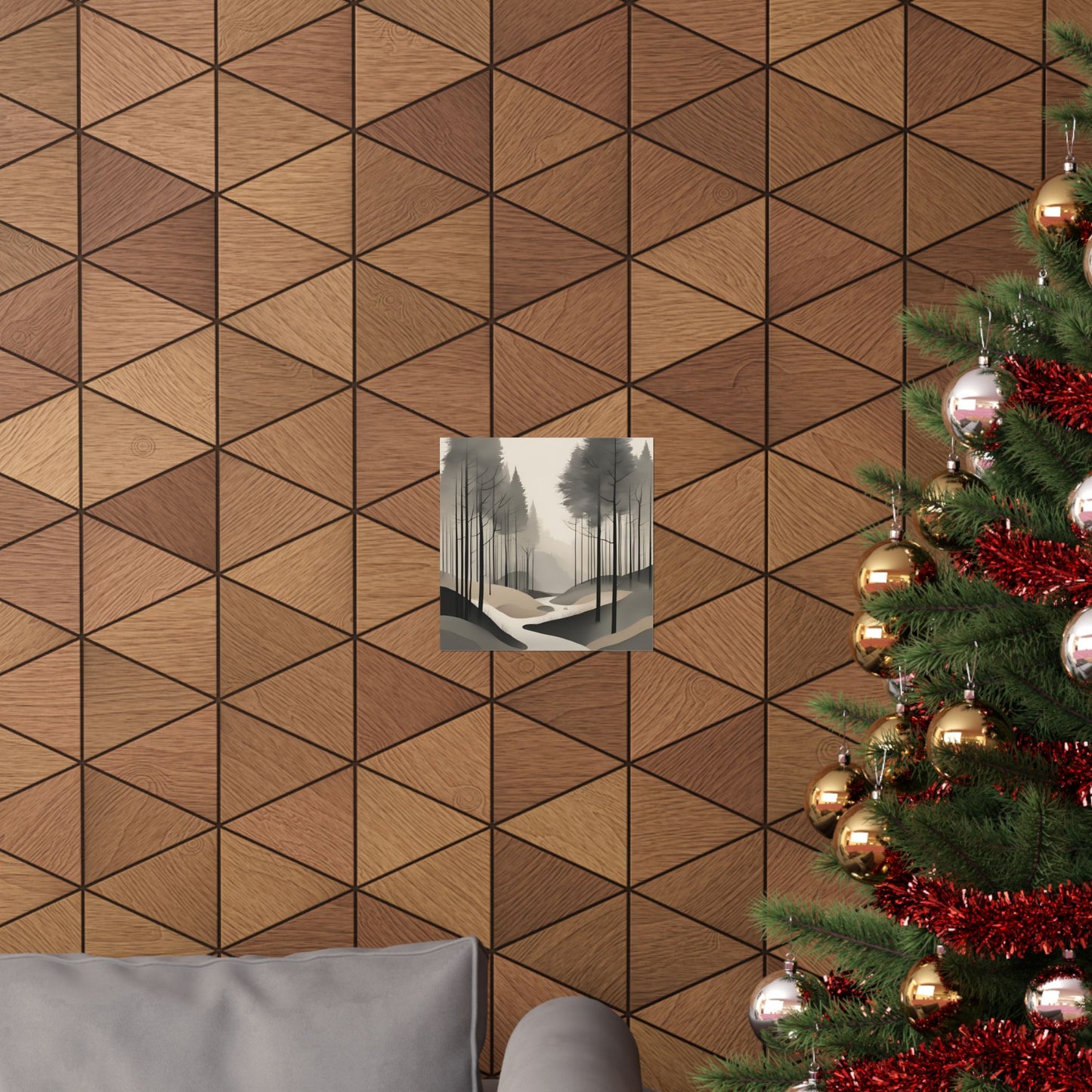 Lonely Forest 6 Matte Square Posters