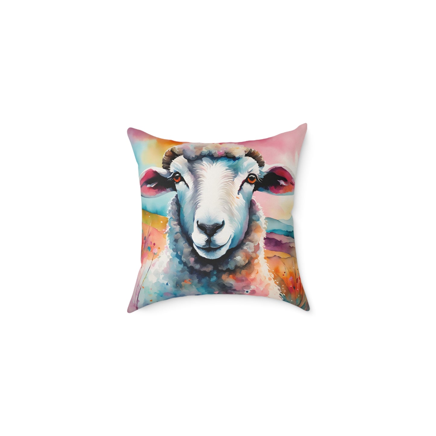 Sheep 01 Poly Pillow - Natures Beauty Design