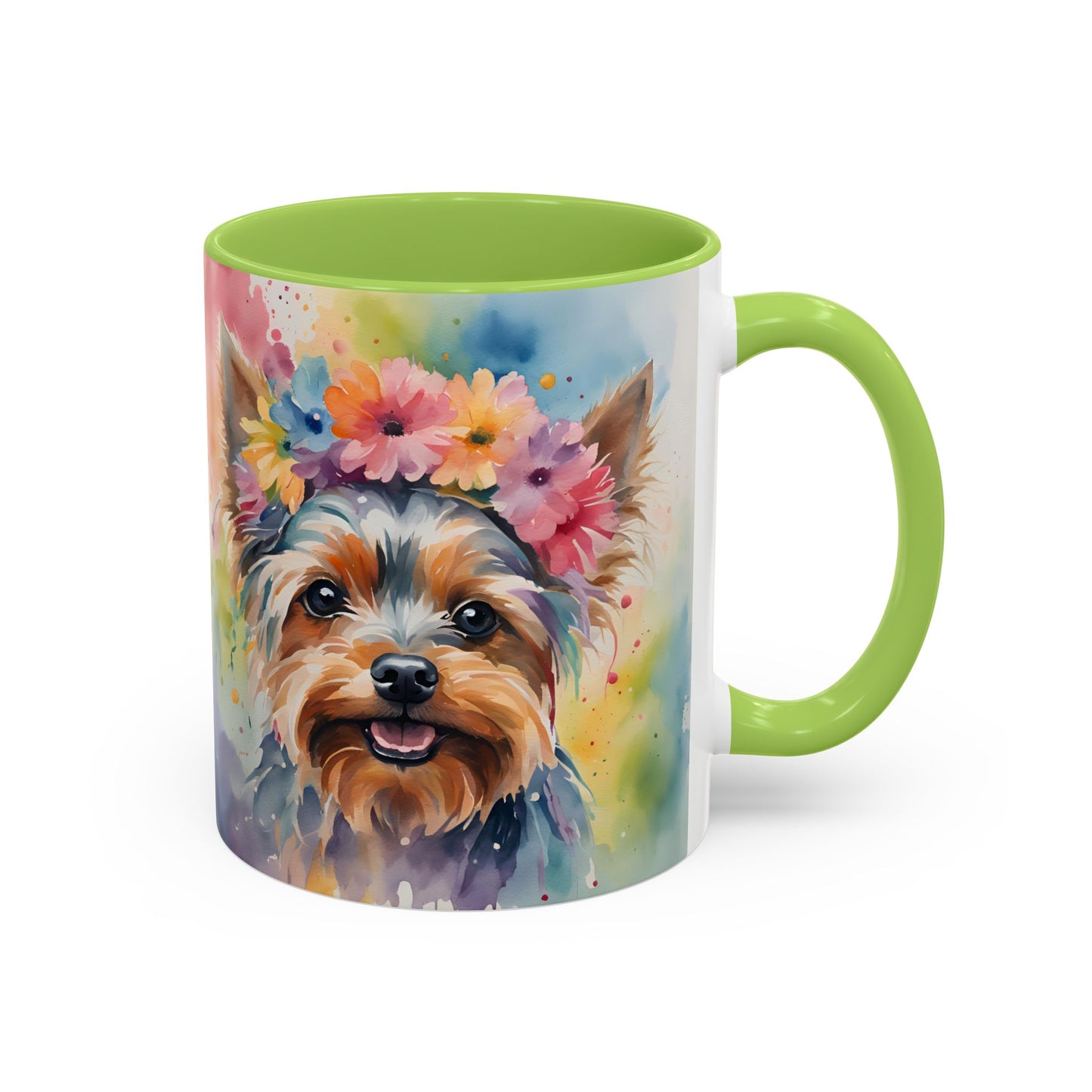 Yorkshire Terrier 03 Accent Coffee Mug - Dog Lover Gift