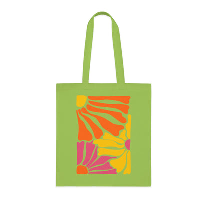 Abstract flowers 09 Cotton Tote