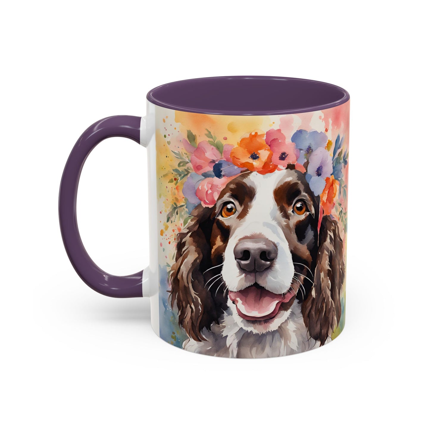 Springer Spaniel 03 Accent Coffee Mug - Dog Lover Gift