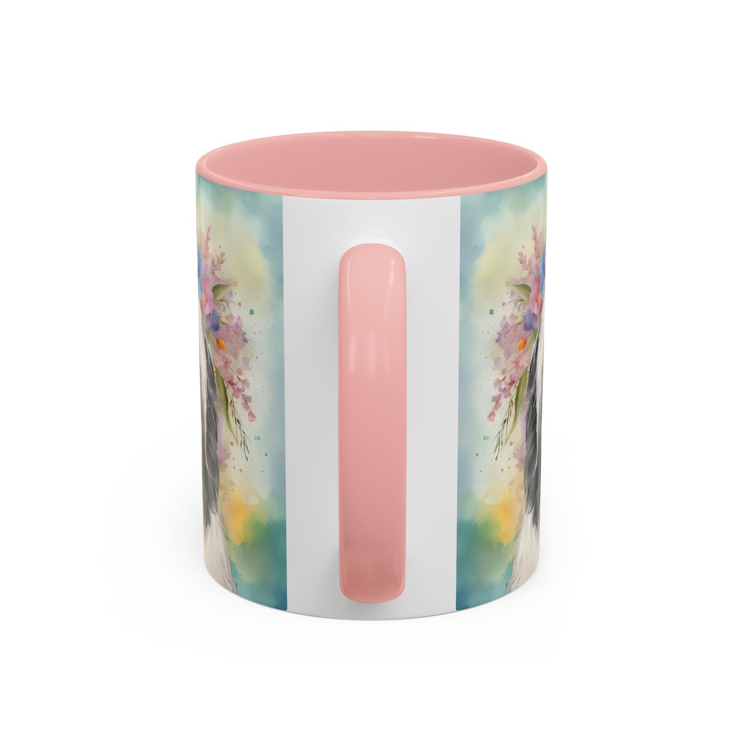 Bearded Collie 02 Accent Coffee Mug - Dog Lover Gift