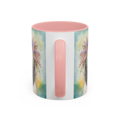Bearded Collie 02 Accent Coffee Mug - Dog Lover Gift