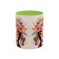 Dachshund 01 Accent Coffee Mug - Dog Lover Gift