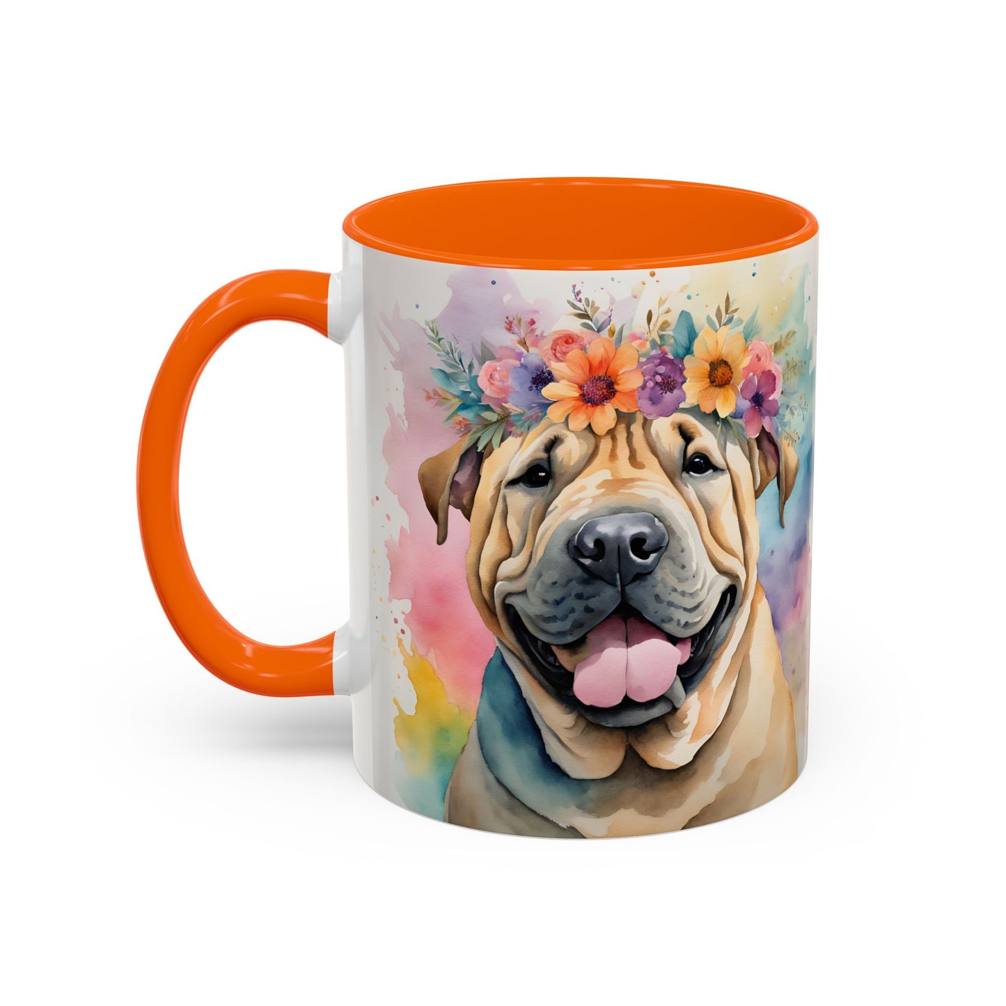 Shar Pei 02 Accent Coffee Mug - Dog Lover Gift