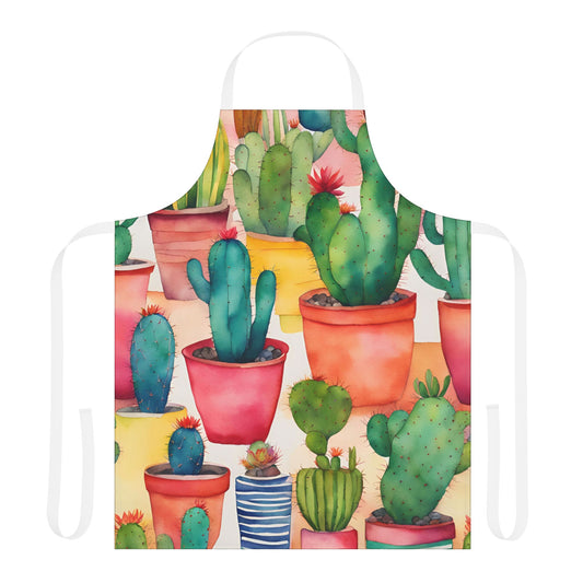 Multi Cacti 5 Adult Apron (AOP)
