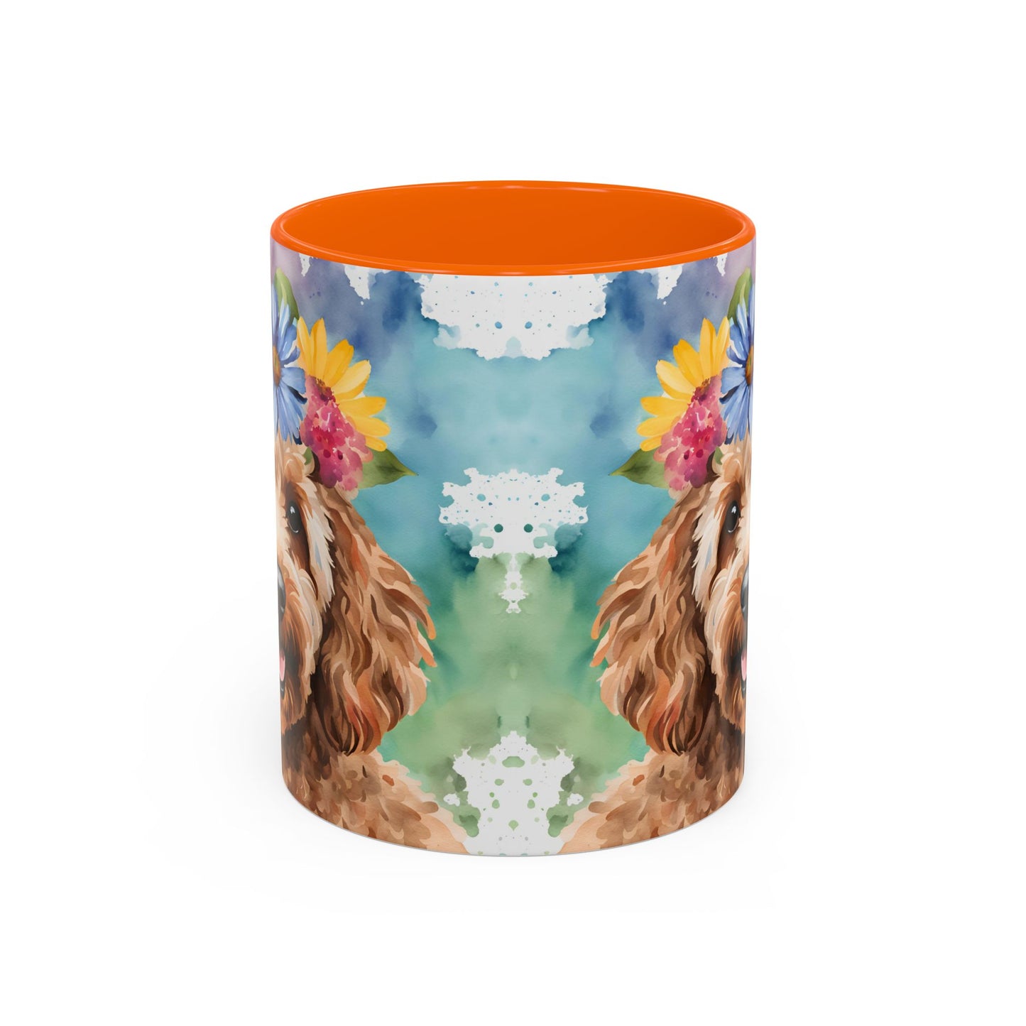 Cockapoo 03 Accent Coffee Mug - Dog Lover Gift