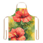 Hibiscus 01 Apron 5-Color Straps