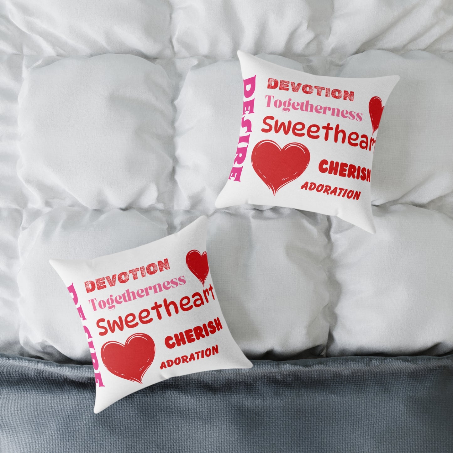 Sweetheart Words Poly Pillow
